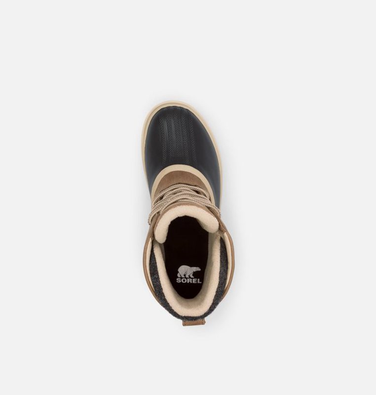 Sorel Dam Gummistövlar Khaki/Svarta - Slimpack™ Iii Lace Duck Mid - LXC-076214